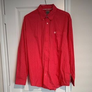 Salmon Cinch button up